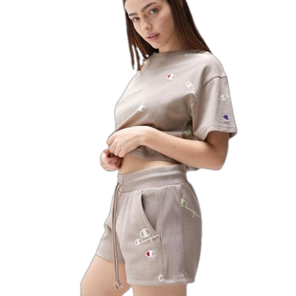 Champion for PacSun cropped tee and shorts set